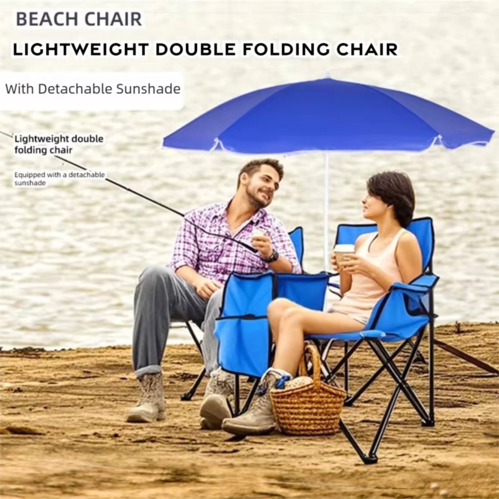 Outdoor Furniture Replacement Fabric - Double Folding Camping Chair Foldable Double