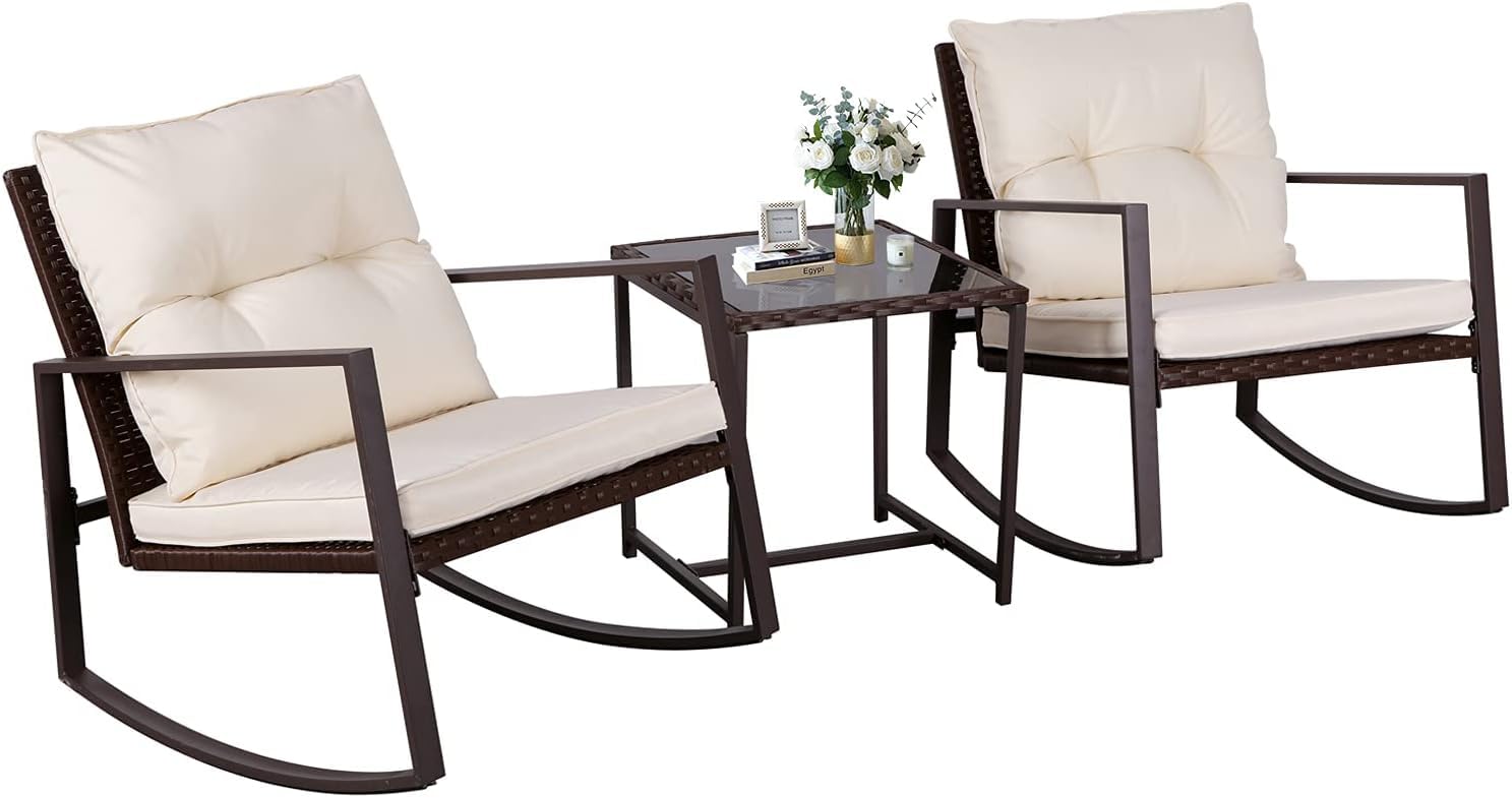 Outdoor Furniture On Sale - 3-Piece Patio Bistro Set Outdoor Rocking