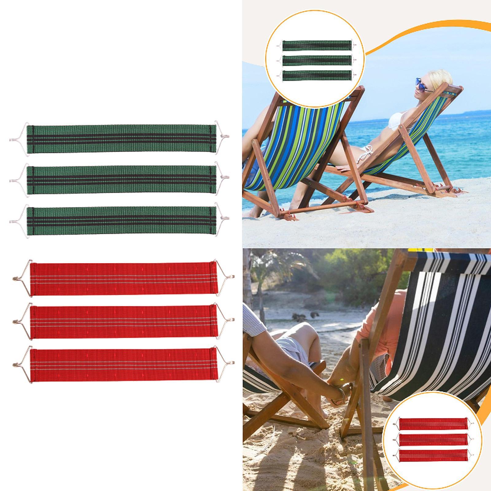 Outdoor Furniture Replacement Fabric - 3 Pcs Patio Chair Replacement Cords