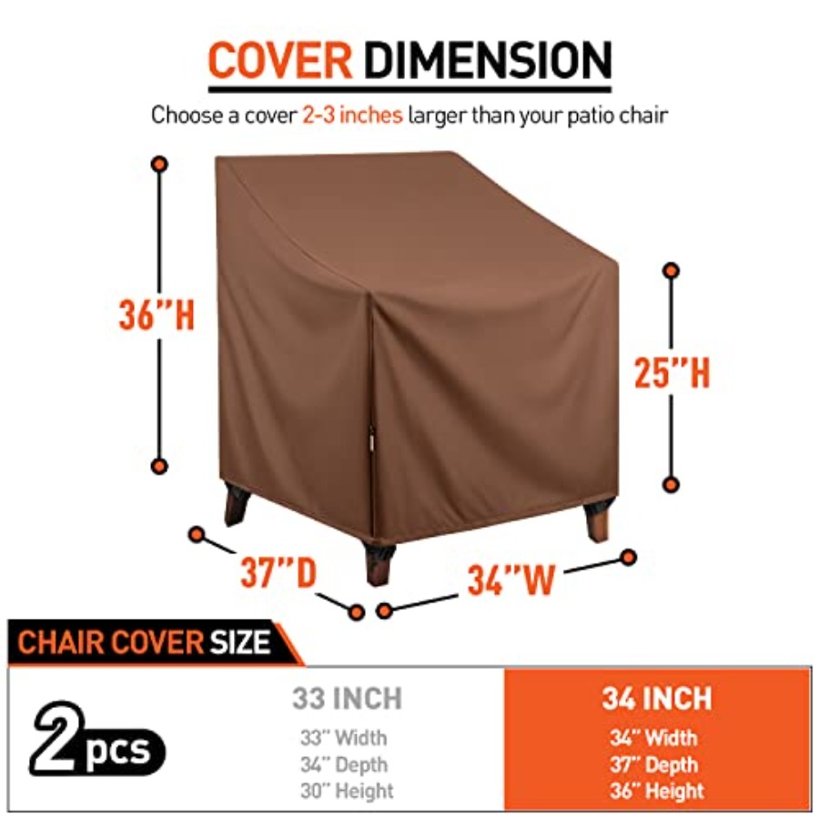 Waterproof Patio Chair Covers, - огляд і ціна Outdoor Furniture Covers Waterproof