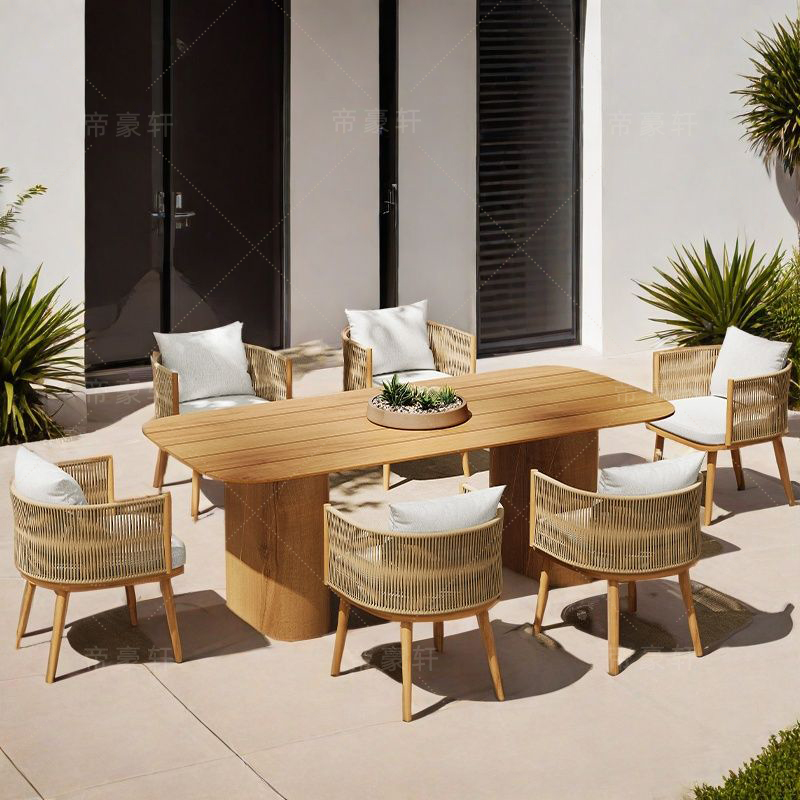 Designer Soild Wood Garden Set - огляд і ціна Outdoor Furniture On Sale