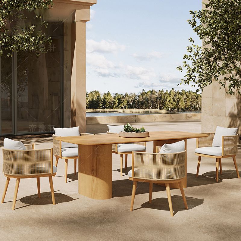 Designer Soild Wood Garden Set - огляд і ціна Outdoor Furniture On Sale