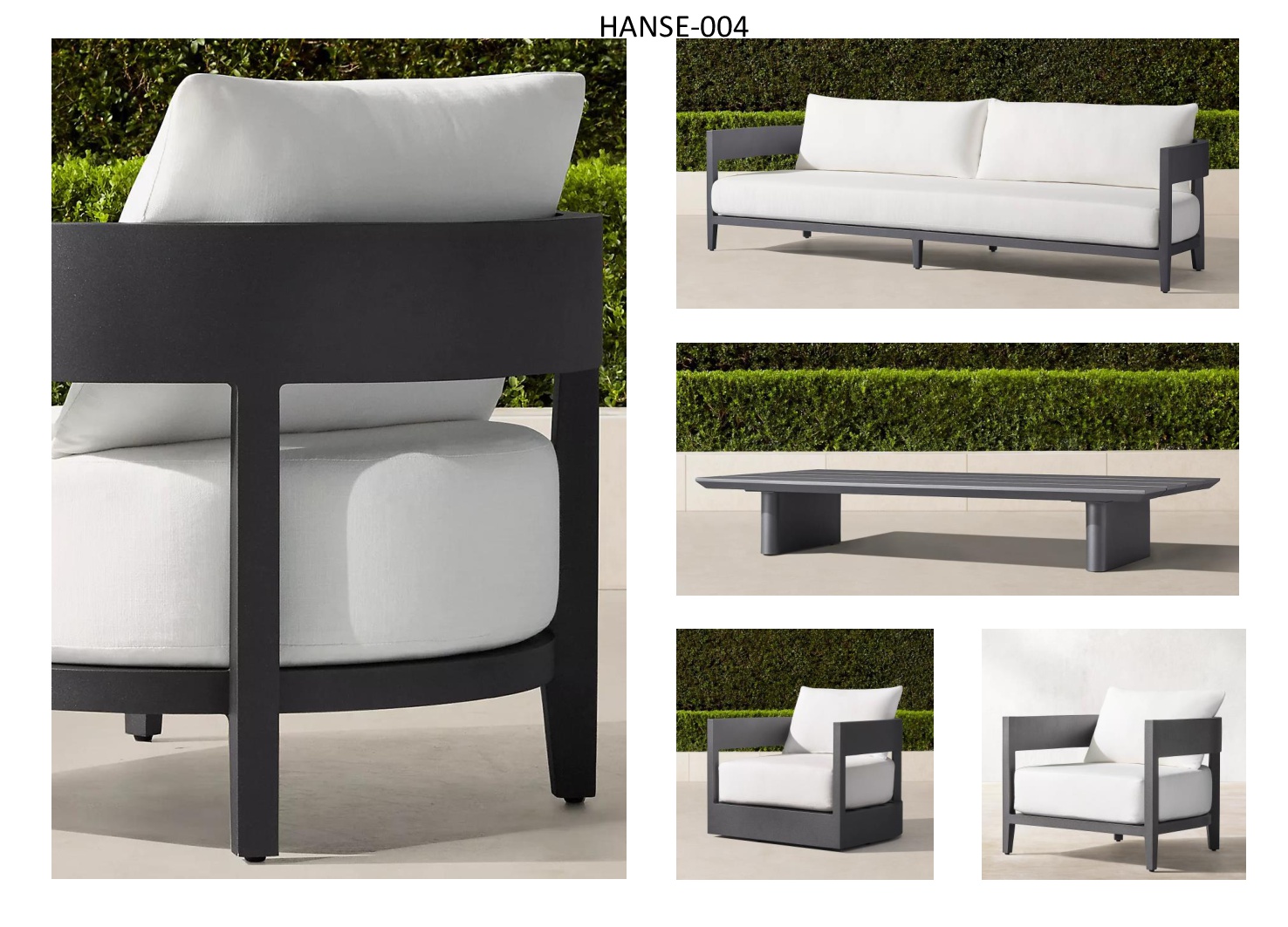Aluminium Outdoor Garden Sofa  - огляд і ціна Outdoor Furniture Thailand