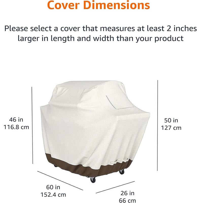 Outdoor Gas BBQ Hood 210D Larg - огляд і ціна Outdoor Furniture Replacement Fabric