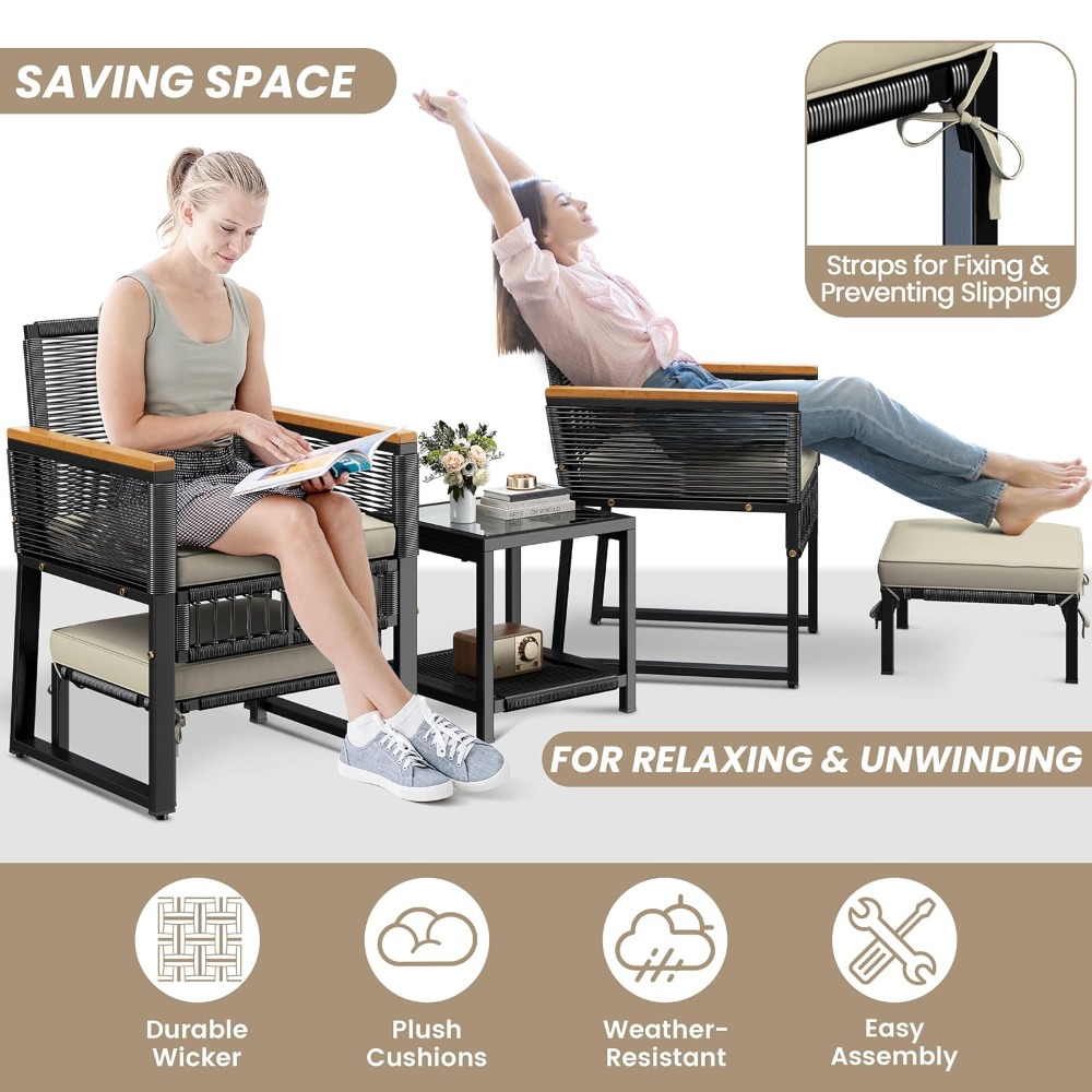 5-Piece Outdoor Conversation S - огляд і ціна Outdoor Furniture On Sale