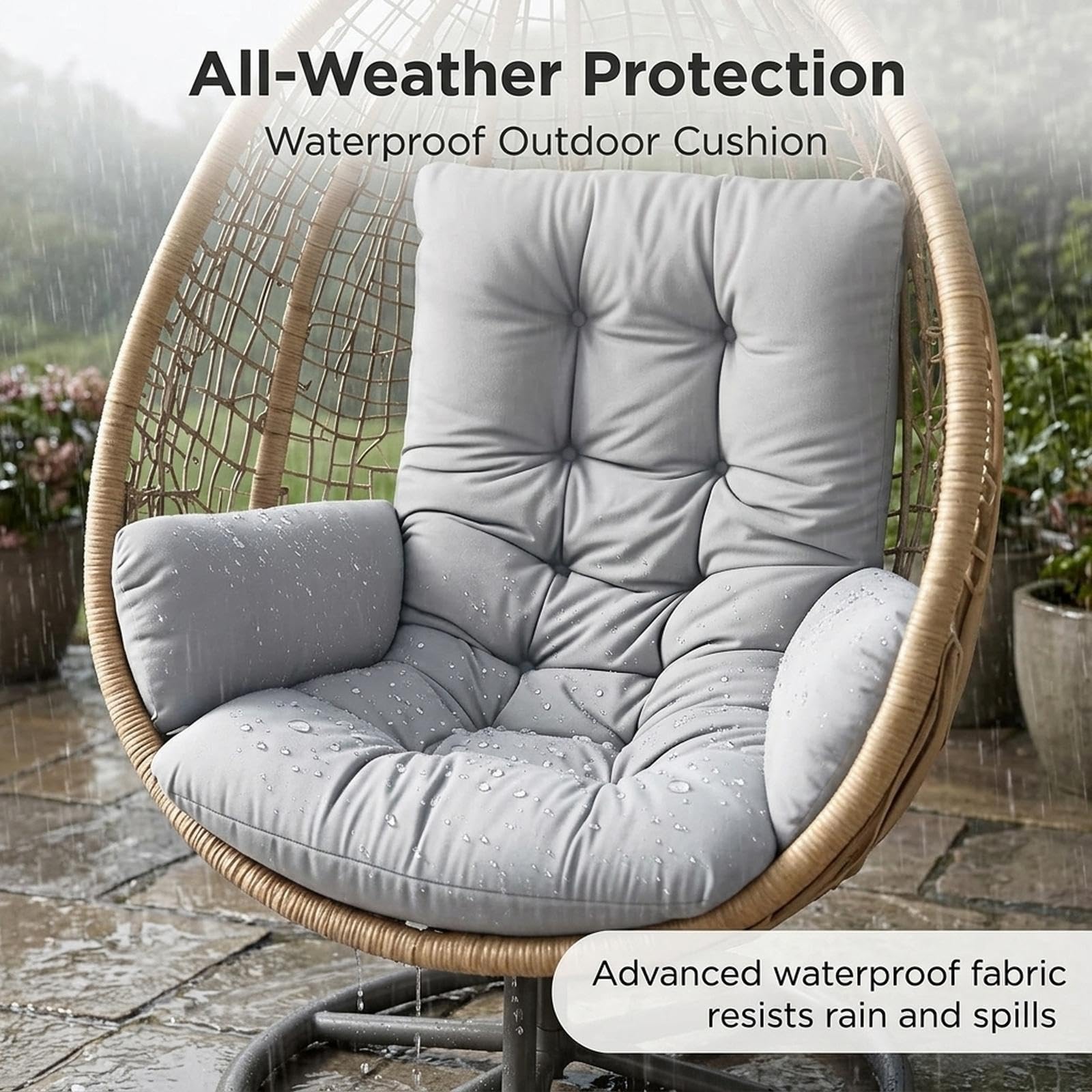 Egg Chair Cushion Replacement, - огляд і ціна Outdoor Furniture Replacement Fabric