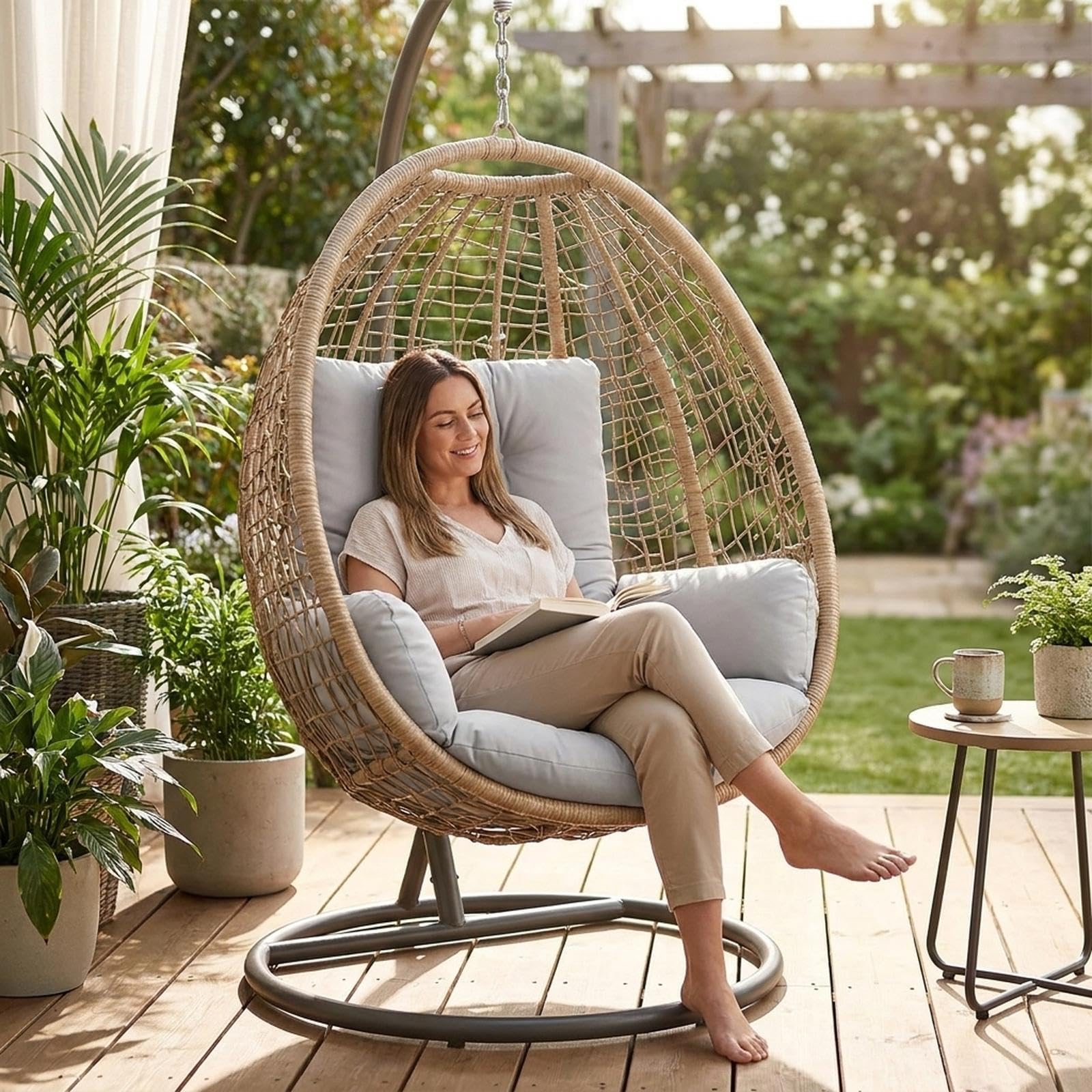Egg Chair Cushion Replacement, - огляд і ціна Outdoor Furniture Replacement Fabric