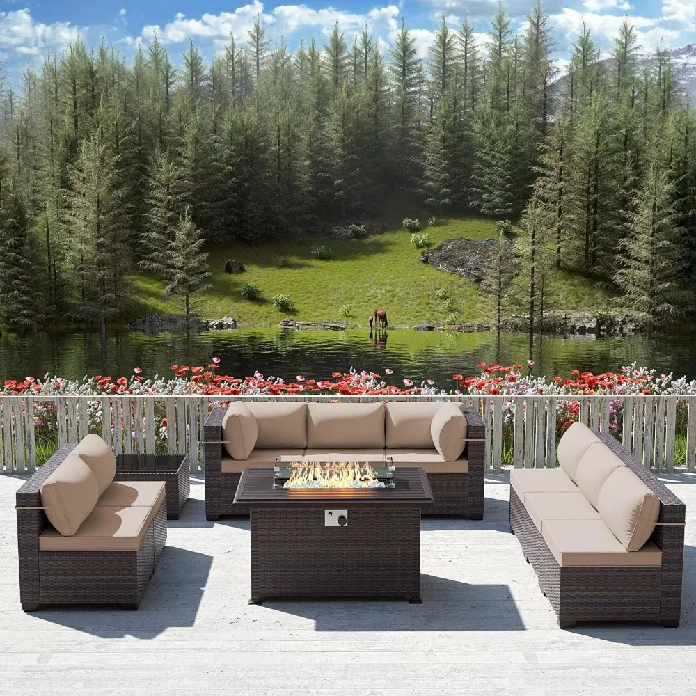 -Patio Furniture Set With Prop - огляд і ціна Outdoor Furniture Set With Fire Pit