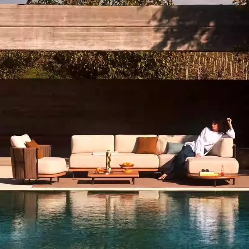 Nordic outdoor rattan sofa vil - огляд і ціна Outdoor Furniture Designer