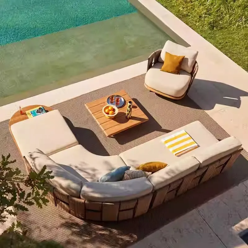 Nordic outdoor rattan sofa vil - огляд і ціна Outdoor Furniture Designer