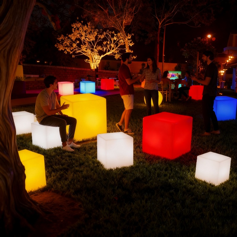 UV Resistant Recyclable PE LED - огляд і ціна Outdoor Furniture Recycled Plastic