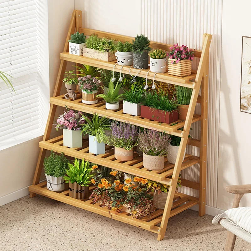 Solid Wood Flower Shelf Plant  - огляд і ціна Outdoor Furniture Designer