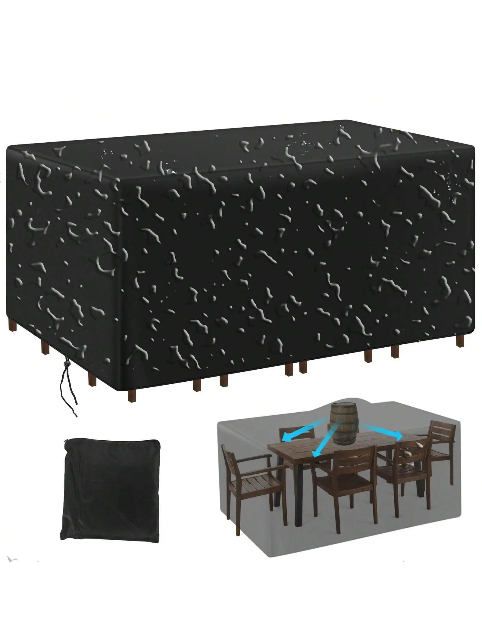 Multi-Size Outdoor Patio Garde - огляд і ціна Outdoor Furniture Covers Waterproof