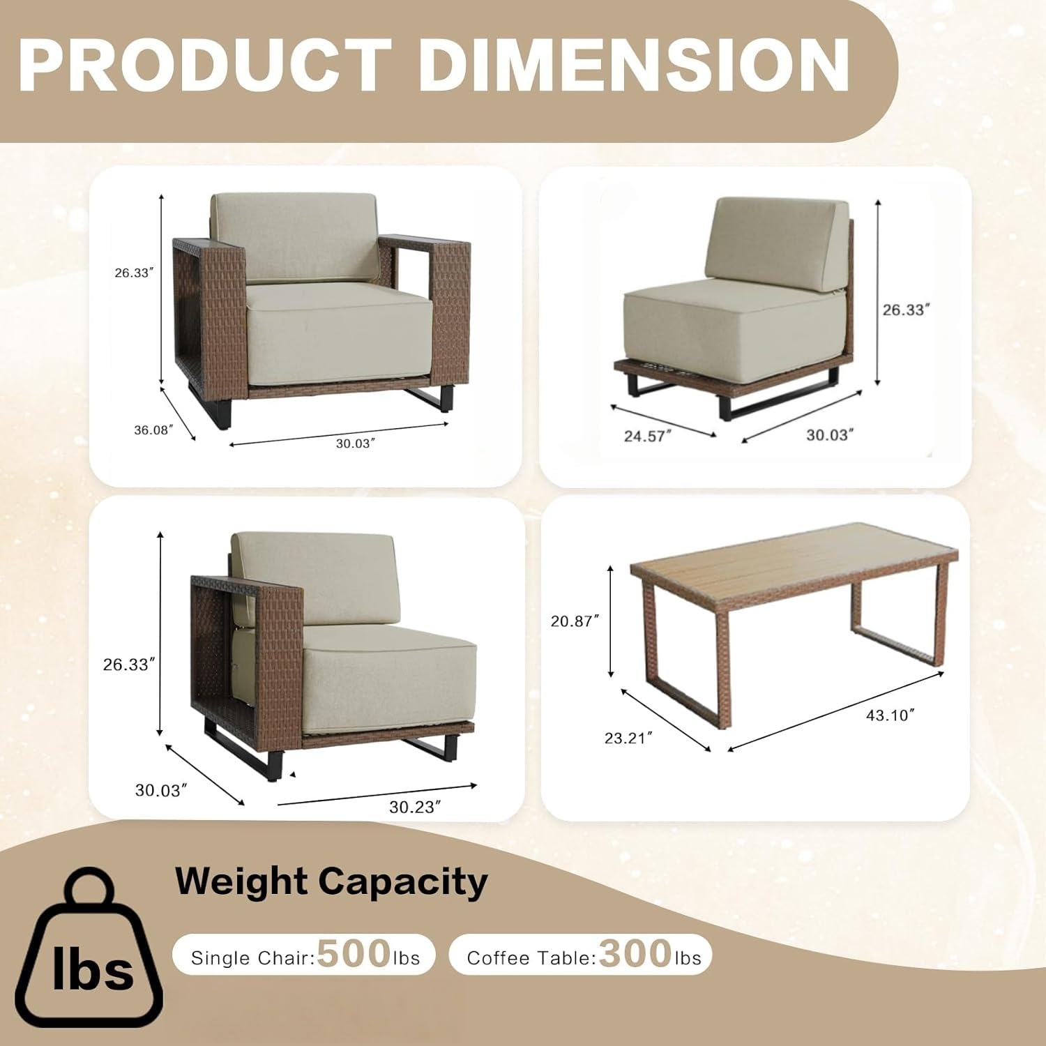 7 Pieces Outdoor Patio Furnitu - огляд і ціна Outdoor Furniture On Sale