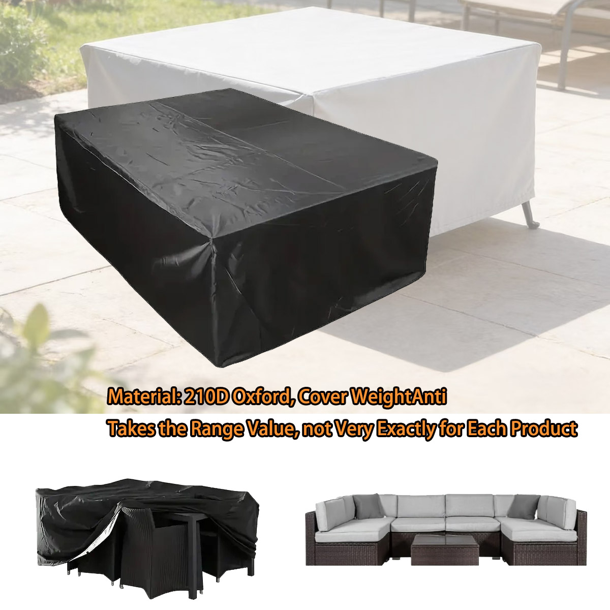 600 Sizes Outdoor Furniture Co - огляд і ціна Outdoor Furniture Covers Waterproof