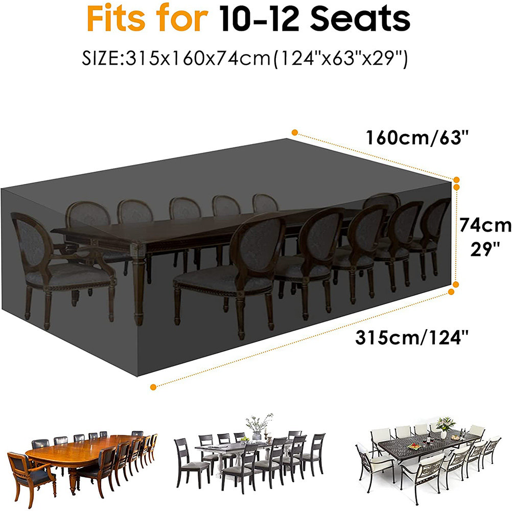 Waterproof Garden Table Cover  - огляд і ціна Outdoor Furniture Covers Waterproof