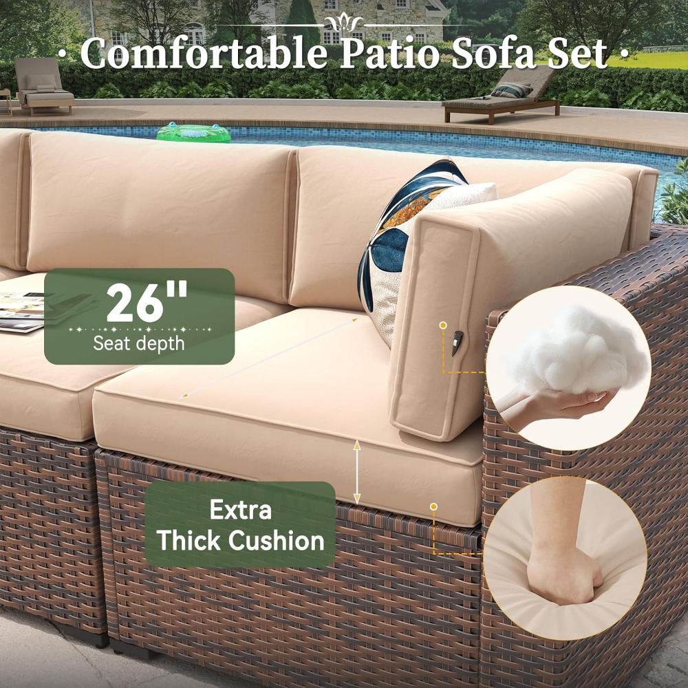 Exclusive Deal   Outdoor Patio - огляд і ціна Outdoor Furniture Set With Fire Pit