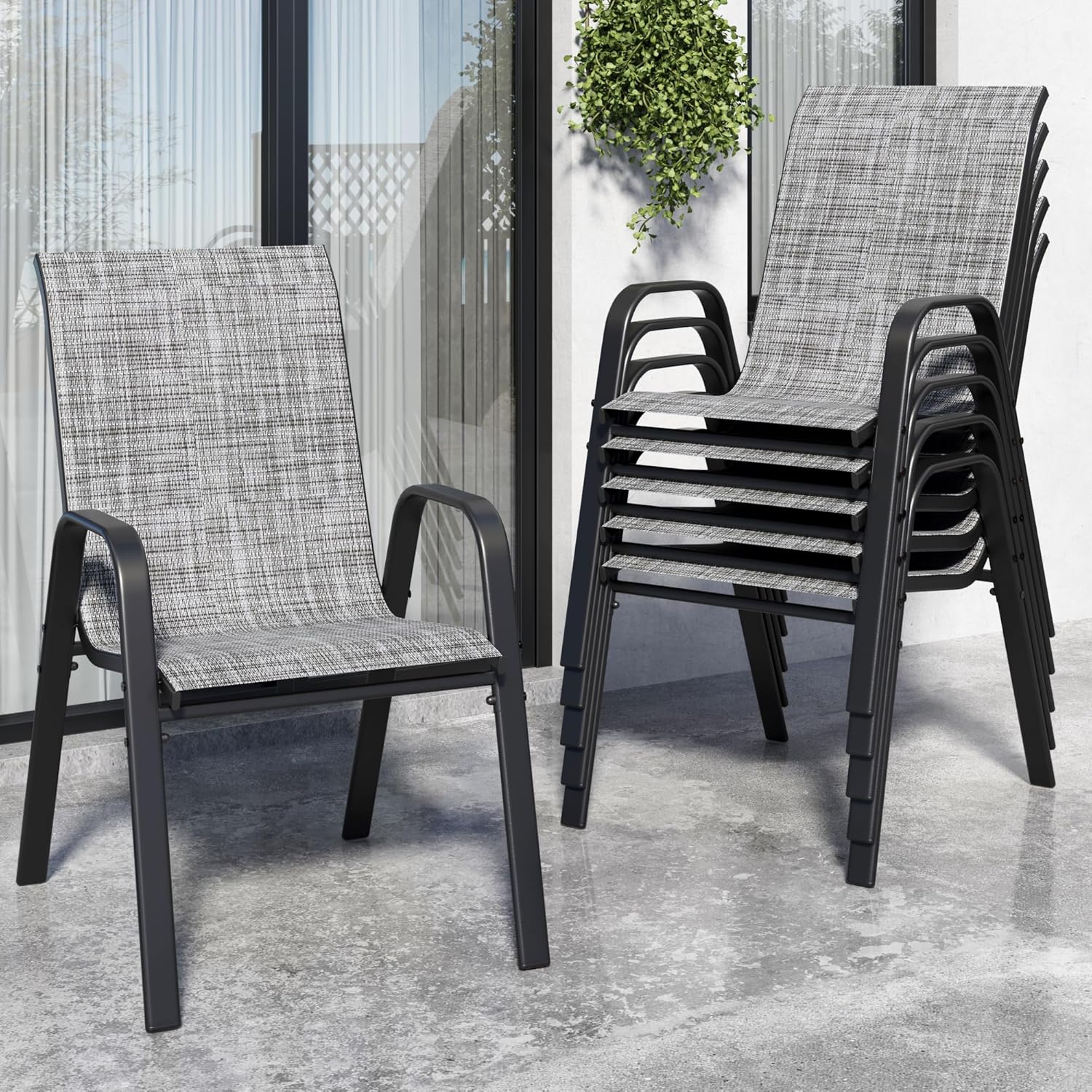 Stackable Outdoor Dining Chair - огляд і ціна Outdoor Furniture On Sale