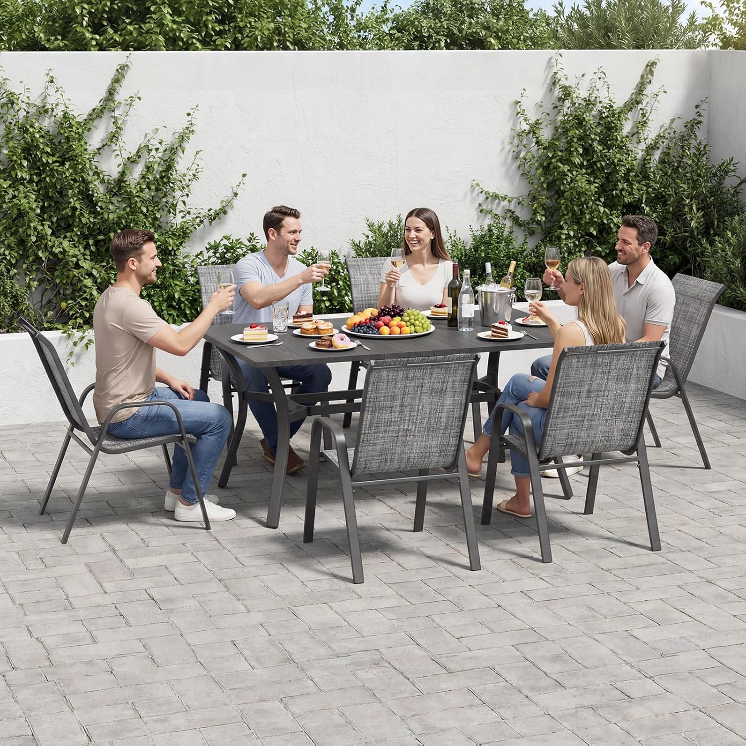 Stackable Outdoor Dining Chair - огляд і ціна Outdoor Furniture On Sale