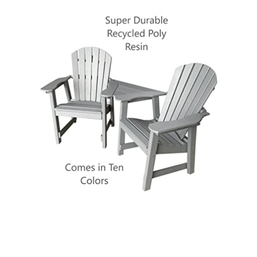 2 Chair Dining Table Set - Pol - огляд і ціна Outdoor Furniture Recycled Plastic